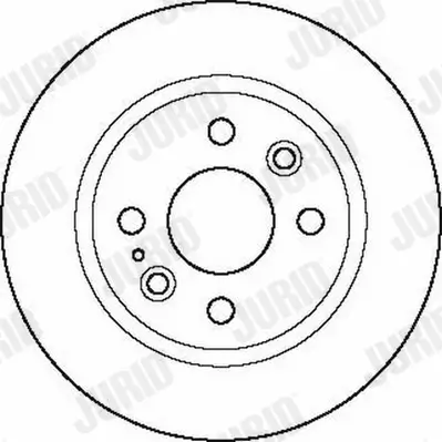 Bremsscheibe Hinterachse JURID 561872JC Bild Bremsscheibe Hinterachse JURID 561872JC