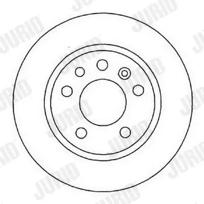 Bremsscheibe Hinterachse JURID 561962JC Bild Bremsscheibe Hinterachse JURID 561962JC