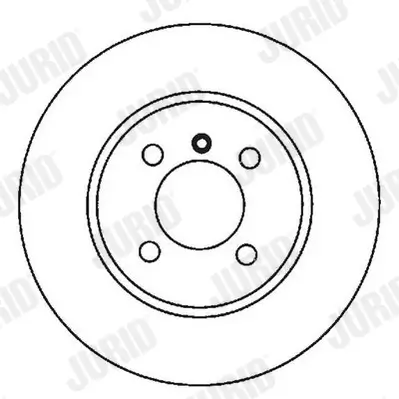 Bremsscheibe Vorderachse JURID 561981JC Bild Bremsscheibe Vorderachse JURID 561981JC