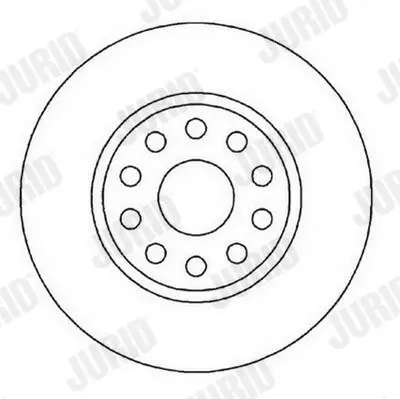 Bremsscheibe Vorderachse JURID 561987JC Bild Bremsscheibe Vorderachse JURID 561987JC