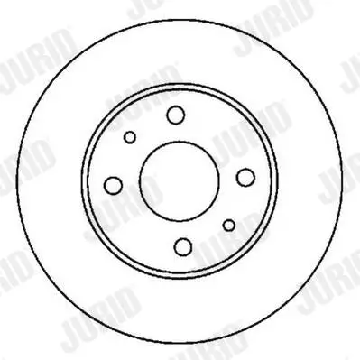 Bremsscheibe Vorderachse JURID 562024JC Bild Bremsscheibe Vorderachse JURID 562024JC