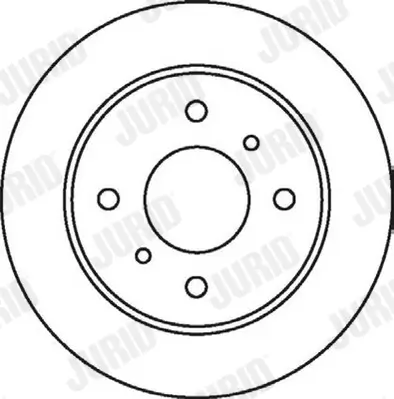 Bremsscheibe Hinterachse JURID 562032JC Bild Bremsscheibe Hinterachse JURID 562032JC
