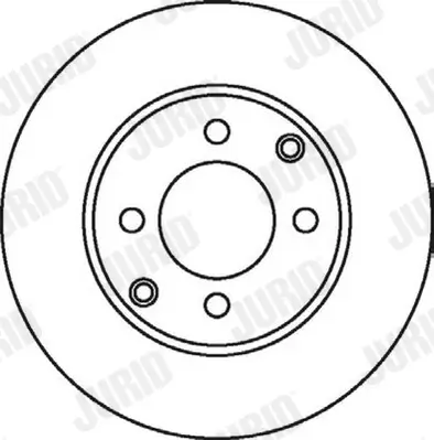 Bremsscheibe Vorderachse JURID 562055JC Bild Bremsscheibe Vorderachse JURID 562055JC