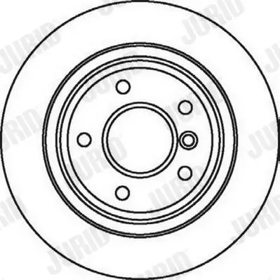 Bremsscheibe Hinterachse JURID 562062JC Bild Bremsscheibe Hinterachse JURID 562062JC
