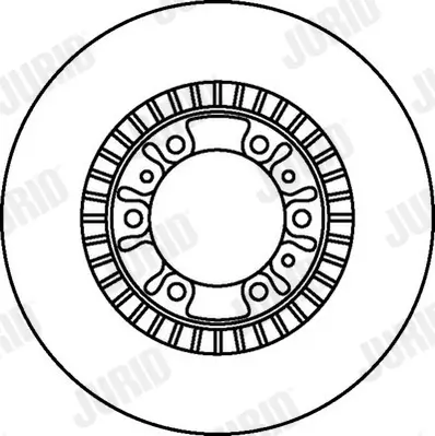 Bremsscheibe Vorderachse JURID 562067JC Bild Bremsscheibe Vorderachse JURID 562067JC