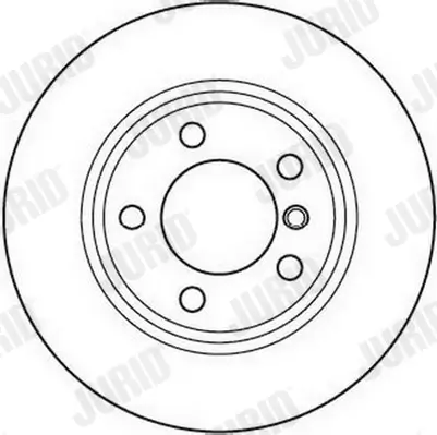 Bremsscheibe Vorderachse JURID 562090JC Bild Bremsscheibe Vorderachse JURID 562090JC