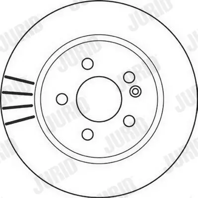 Bremsscheibe Vorderachse JURID 562099JC