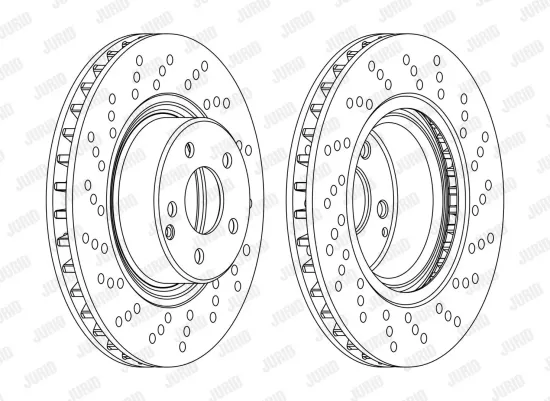 Bremsscheibe Vorderachse JURID 562101JC-1 Bild Bremsscheibe Vorderachse JURID 562101JC-1