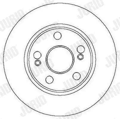 Bremsscheibe Vorderachse JURID 562104JC Bild Bremsscheibe Vorderachse JURID 562104JC