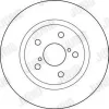 Bremsscheibe Vorderachse JURID 562119JC Bild Bremsscheibe Vorderachse JURID 562119JC