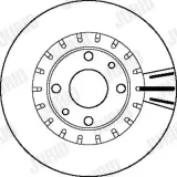 Bremsscheibe Vorderachse JURID 562121J