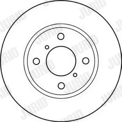 Bremsscheibe Vorderachse JURID 562124JC Bild Bremsscheibe Vorderachse JURID 562124JC
