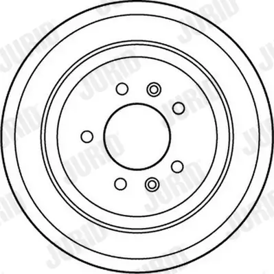 Bremsscheibe Hinterachse JURID 562127JC Bild Bremsscheibe Hinterachse JURID 562127JC
