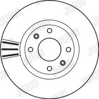 Bremsscheibe Vorderachse JURID 562129JC Bild Bremsscheibe Vorderachse JURID 562129JC