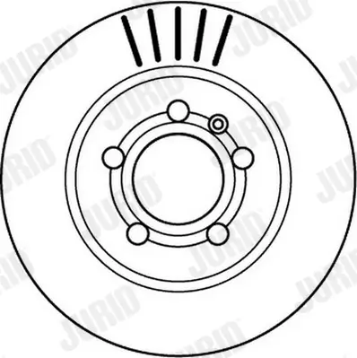Bremsscheibe Hinterachse JURID 562133JC Bild Bremsscheibe Hinterachse JURID 562133JC