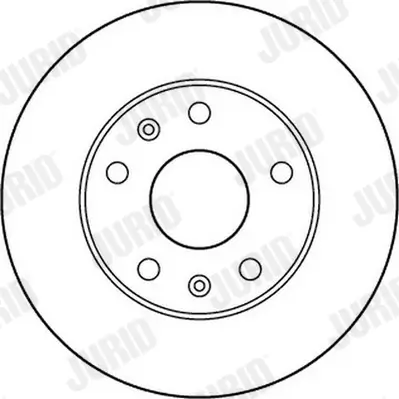 Bremsscheibe Vorderachse JURID 562153JC