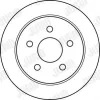 Bremsscheibe Hinterachse JURID 562161JC Bild Bremsscheibe Hinterachse JURID 562161JC