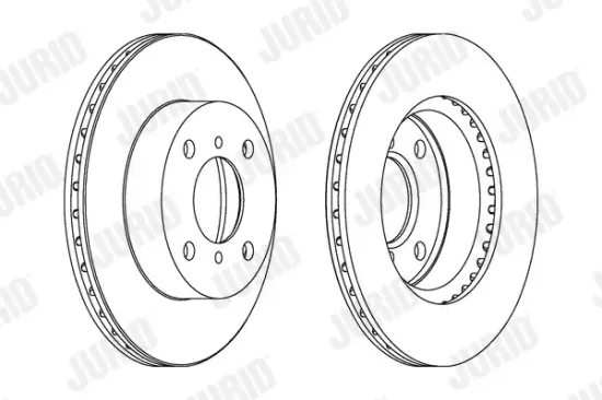 Bremsscheibe Vorderachse JURID 562167JC Bild Bremsscheibe Vorderachse JURID 562167JC