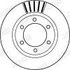 Bremsscheibe Vorderachse JURID 562168JC Bild Bremsscheibe Vorderachse JURID 562168JC