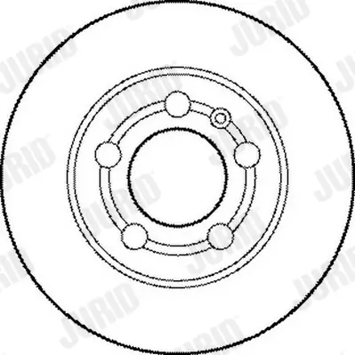 Bremsscheibe Hinterachse JURID 562177JC Bild Bremsscheibe Hinterachse JURID 562177JC