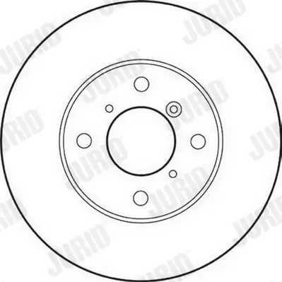 Bremsscheibe Vorderachse JURID 562179JC Bild Bremsscheibe Vorderachse JURID 562179JC