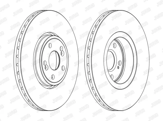Bremsscheibe Vorderachse JURID 562187JC-1 Bild Bremsscheibe Vorderachse JURID 562187JC-1