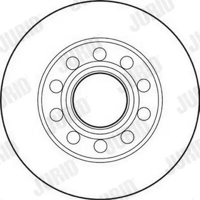 Bremsscheibe Hinterachse JURID 562192JC Bild Bremsscheibe Hinterachse JURID 562192JC