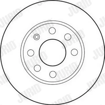 Bremsscheibe Vorderachse JURID 562195JC Bild Bremsscheibe Vorderachse JURID 562195JC