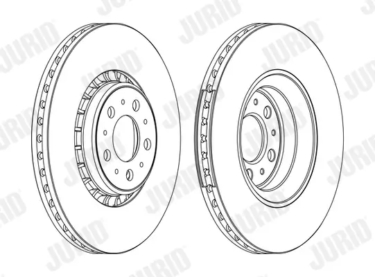 Bremsscheibe Vorderachse JURID 562217JC-1 Bild Bremsscheibe Vorderachse JURID 562217JC-1
