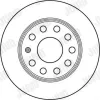 Bremsscheibe Hinterachse JURID 562236JC Bild Bremsscheibe Hinterachse JURID 562236JC