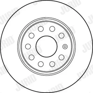 Bremsscheibe Vorderachse JURID 562237JC Bild Bremsscheibe Vorderachse JURID 562237JC
