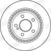Bremsscheibe Hinterachse JURID 562242JC Bild Bremsscheibe Hinterachse JURID 562242JC