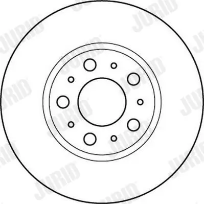 Bremsscheibe Vorderachse JURID 562244JC Bild Bremsscheibe Vorderachse JURID 562244JC