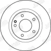Bremsscheibe Vorderachse JURID 562245JC Bild Bremsscheibe Vorderachse JURID 562245JC