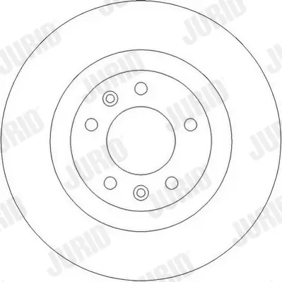 Bremsscheibe Hinterachse JURID 562253JC Bild Bremsscheibe Hinterachse JURID 562253JC