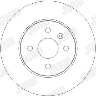 Bremsscheibe Hinterachse JURID 562254JC Bild Bremsscheibe Hinterachse JURID 562254JC
