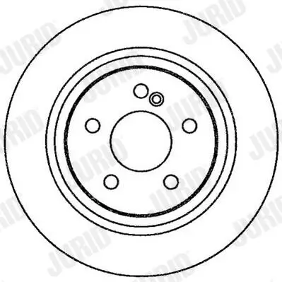 Bremsscheibe Hinterachse JURID 562257JC Bild Bremsscheibe Hinterachse JURID 562257JC