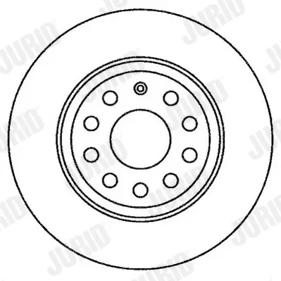 Bremsscheibe JURID 562258JC Bild Bremsscheibe JURID 562258JC