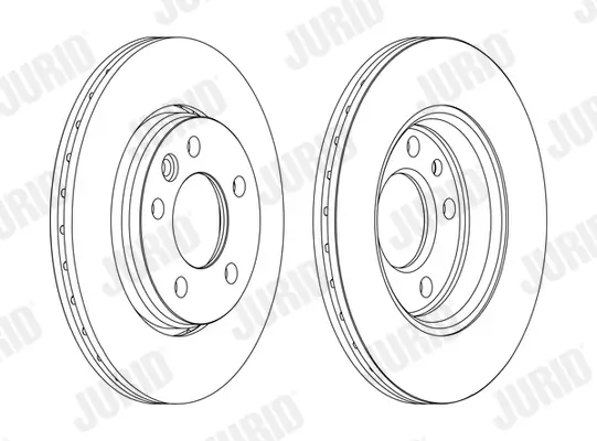 Bremsscheibe JURID 562262JC Bild Bremsscheibe JURID 562262JC