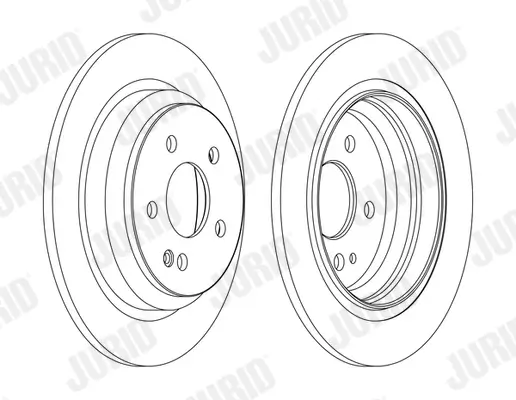 Bremsscheibe JURID 562263JC Bild Bremsscheibe JURID 562263JC