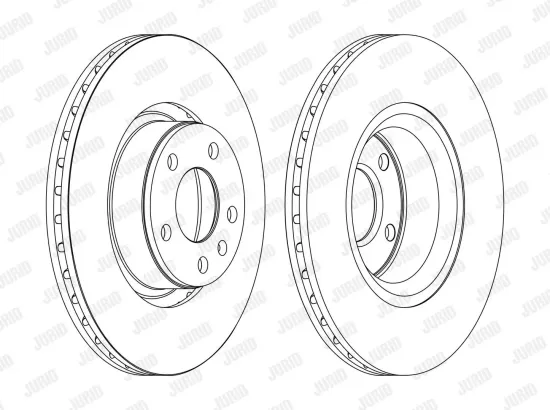 Bremsscheibe Vorderachse JURID 562271JC-1 Bild Bremsscheibe Vorderachse JURID 562271JC-1