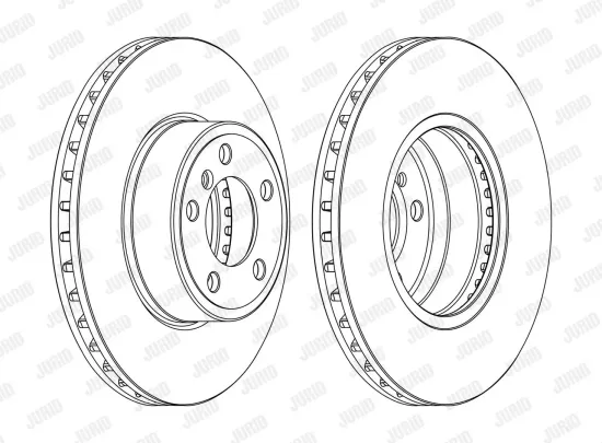 Bremsscheibe Vorderachse JURID 562272JC-1 Bild Bremsscheibe Vorderachse JURID 562272JC-1