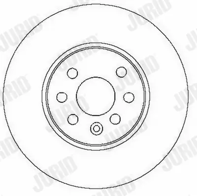 Bremsscheibe Vorderachse JURID 562278JC Bild Bremsscheibe Vorderachse JURID 562278JC