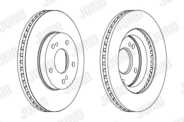 Bremsscheibe Vorderachse JURID 562281JC