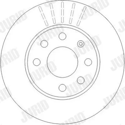 Bremsscheibe Vorderachse JURID 562290JC Bild Bremsscheibe Vorderachse JURID 562290JC
