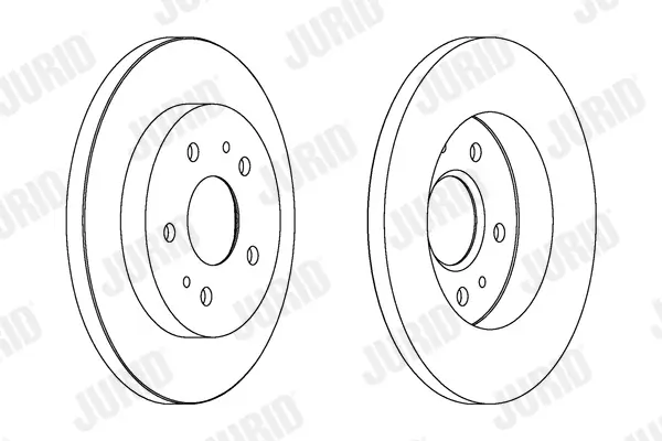 Bremsscheibe Vorderachse JURID 562291JC