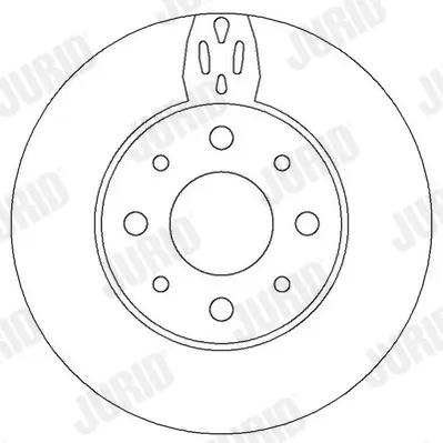 Bremsscheibe JURID 562296JC Bild Bremsscheibe JURID 562296JC