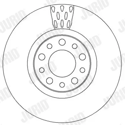 Bremsscheibe JURID 562299JC Bild Bremsscheibe JURID 562299JC