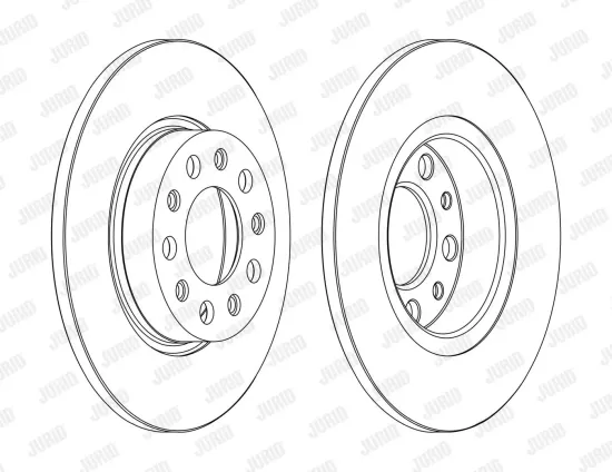 Bremsscheibe JURID 562301JC Bild Bremsscheibe JURID 562301JC