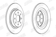 Bremsscheibe JURID 562305JC